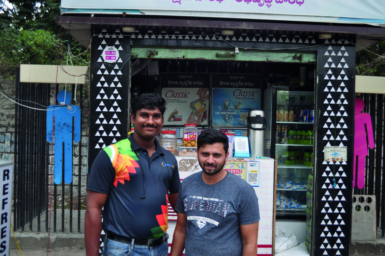 Reuf at the counter