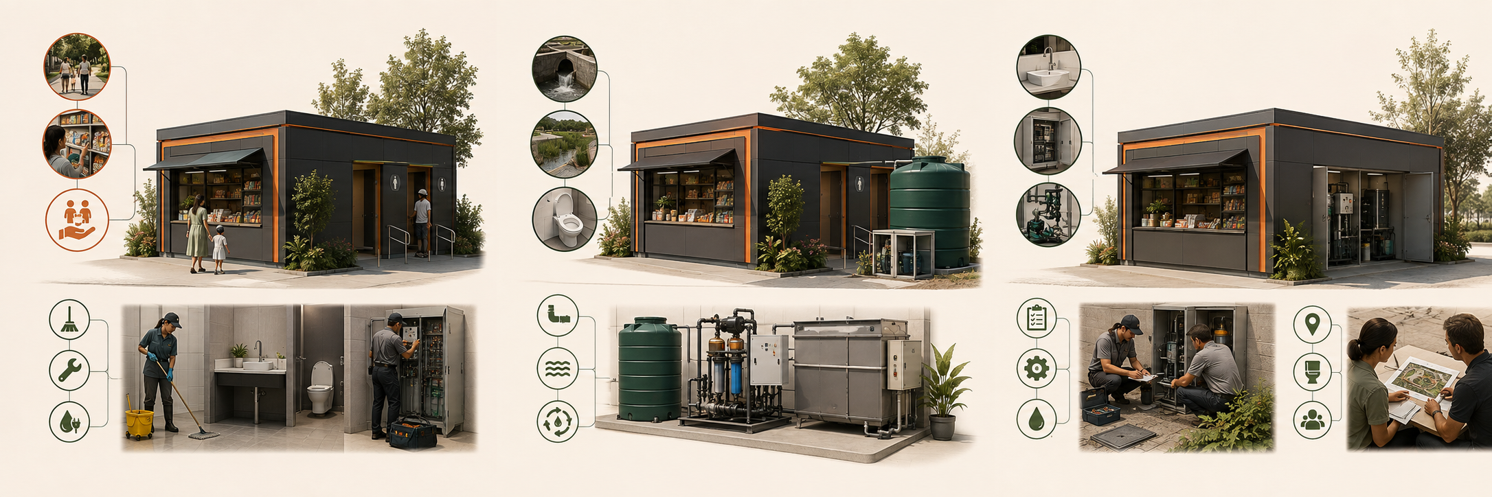 Visual used for Standard LooCafe and LooCafe with BCRT.