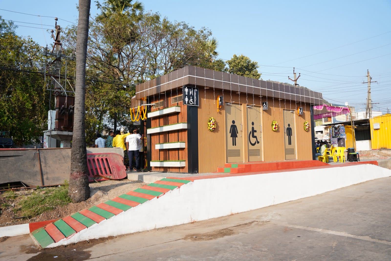 Mangalagiri · Facility and landscaped approach